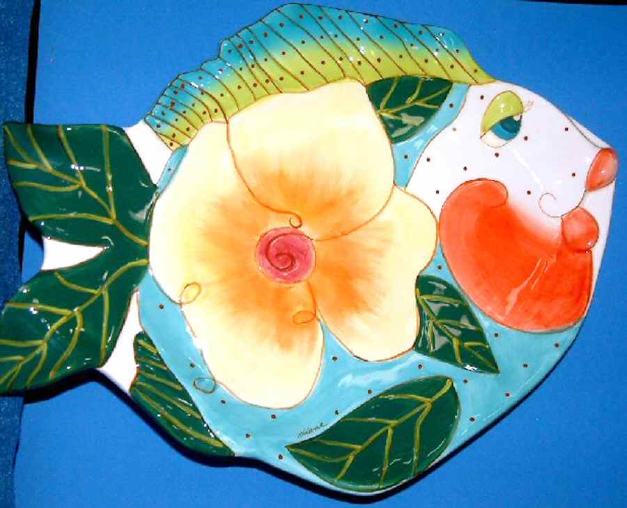 Mrs. Lorelei 13" Oval Serving Platter by Blue Sky-1