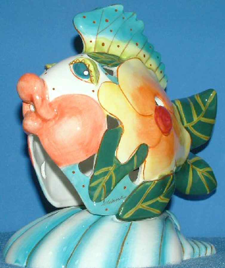 Mrs. Lorelei Figural Tea Light Candleholder by Blue Sky-1