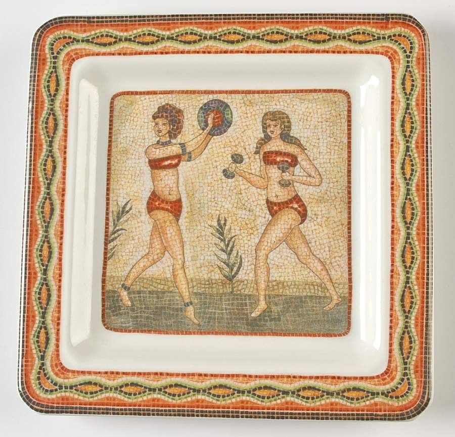 BNI22 Square Salad Plate by Brunelli-1