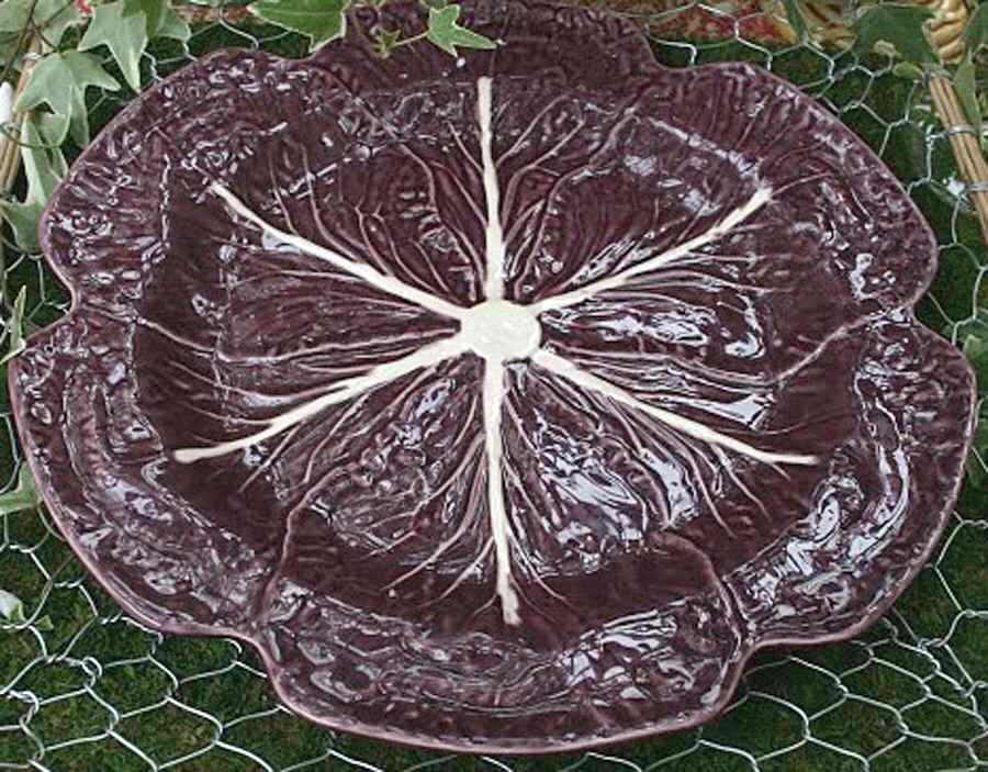 Cabbage Purple Dinner Plate by Bordallo Pinheiro-1