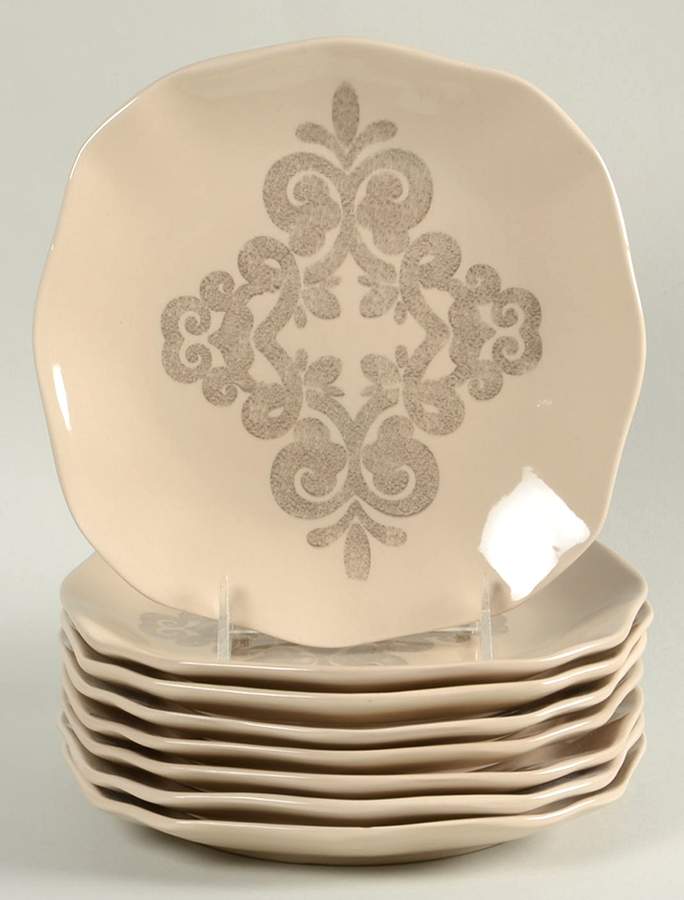 Antique Scroll Salad/Dessert Plate - Set of 8 by Better Homes and Gardens-1