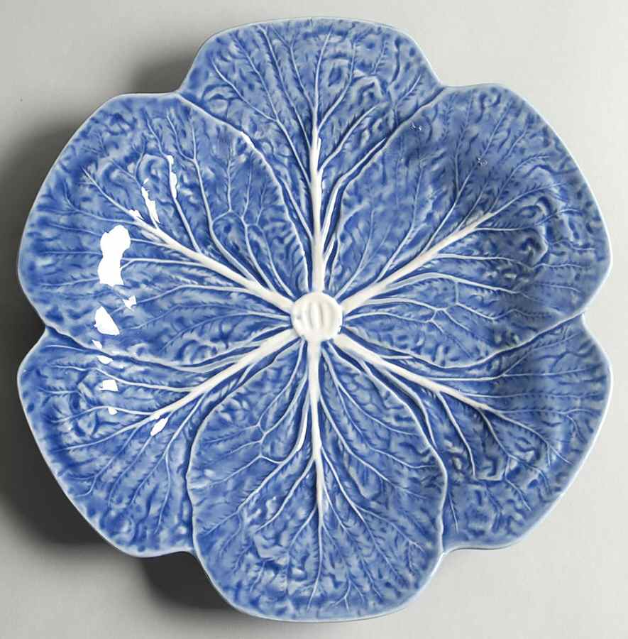 Cabbage Sapphire Blue Dinner Plate by Bordallo Pinheiro-1