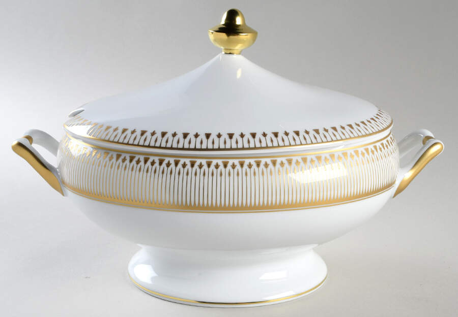 Soleil Levant Oval Tureen & Lid by Bernardaud-1