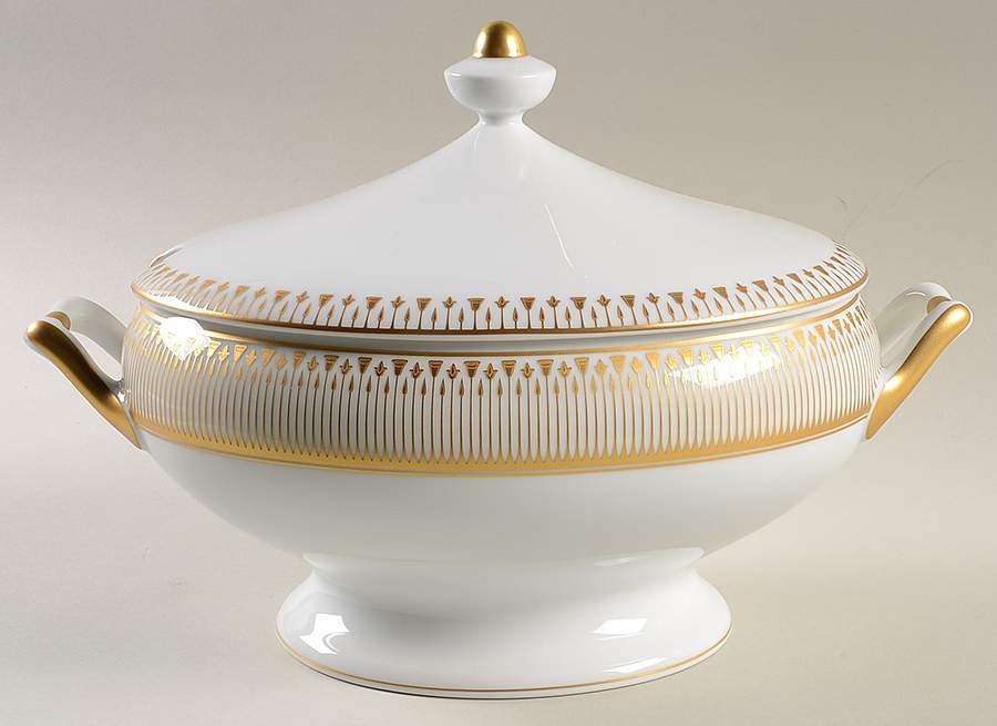 Soleil Levant Oval Tureen & Lid by Bernardaud-1