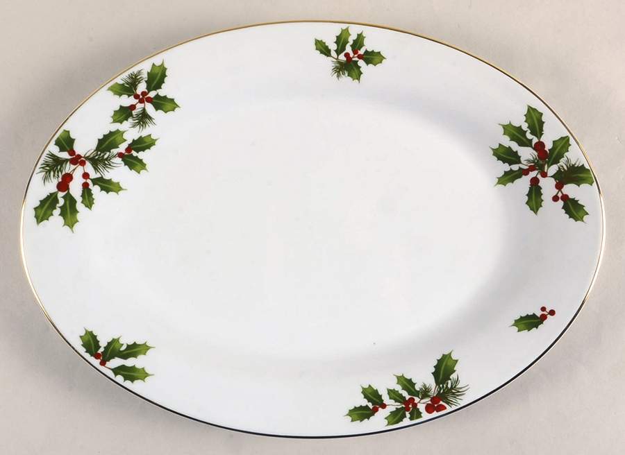 Holiday 2009 Limited Edition 15" Oval Serving Platter by Better Homes and Gardens-1