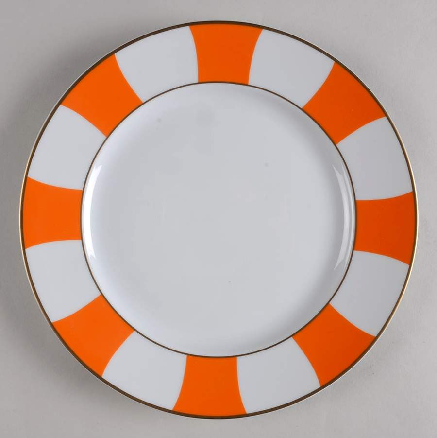 Galerie Royal Orange Dinner Plate by Bernardaud-1