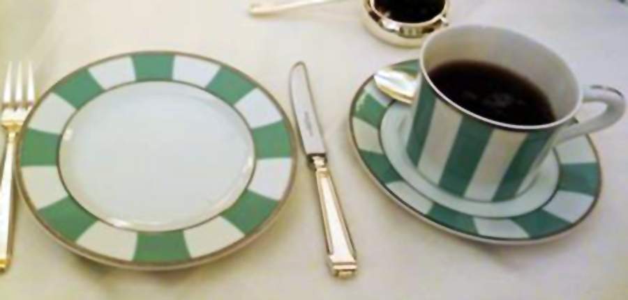 Galerie Royale Teal Salad Plate by Bernardaud-1