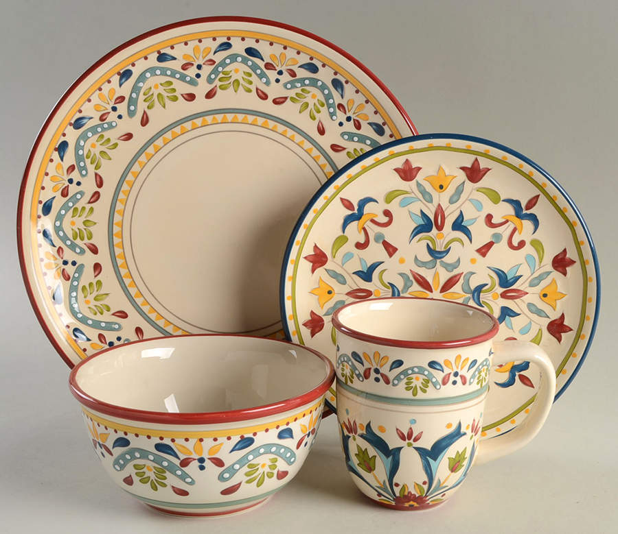 Sevilla 4 Piece Place Setting by Bobby Flay-1