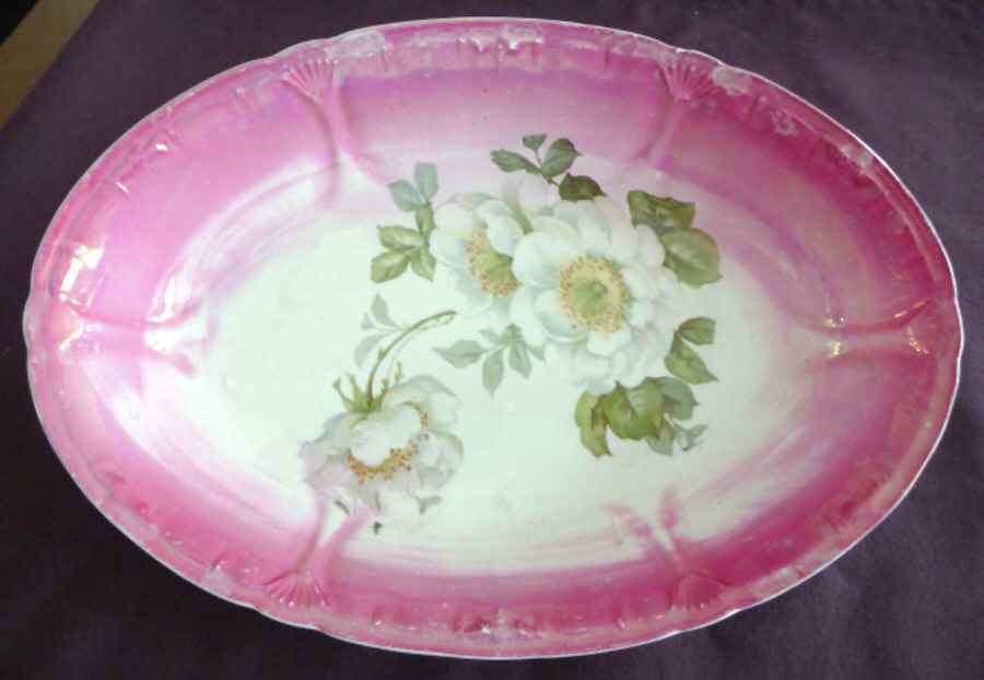 FME24 9" Oval Vegetable Bowl by FA Mehlem-1