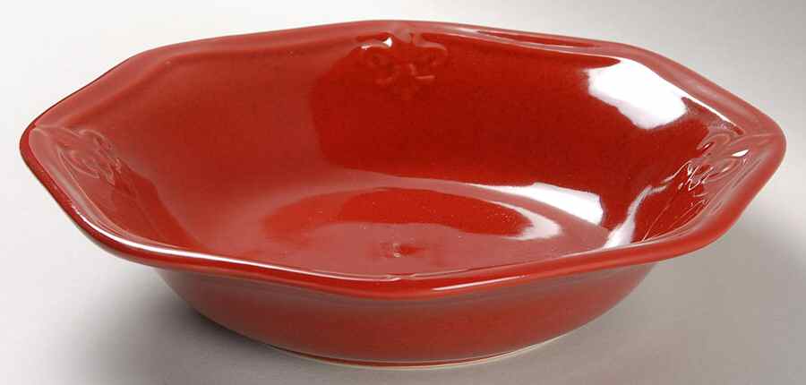 Country Crest Red Soup/Cereal Bowl by Better Homes and Gardens-1