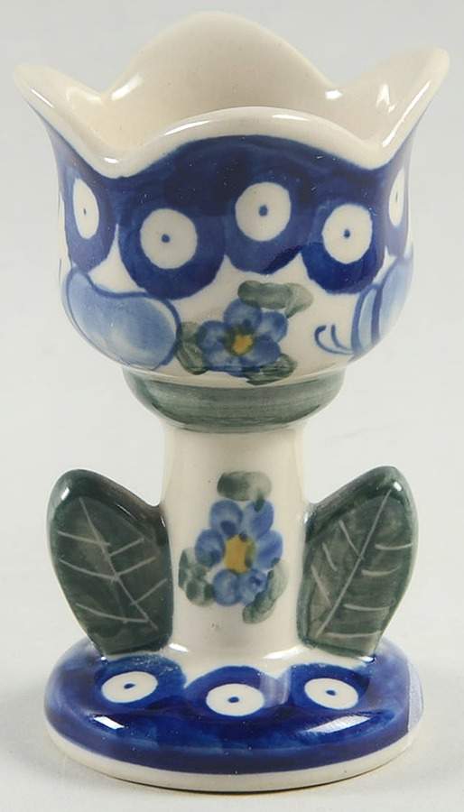 Spring Blossom Figural Tea Light Candleholder by BOLESLAWIEC-1