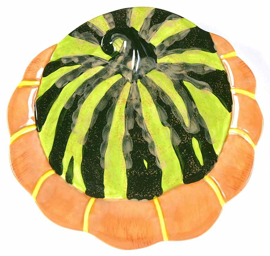 Harvest Gourd Canape Plate by Boston Warehouse-1