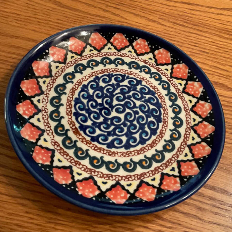 Blue Horizon Bread & Butter Plate by BOLESLAWIEC-1