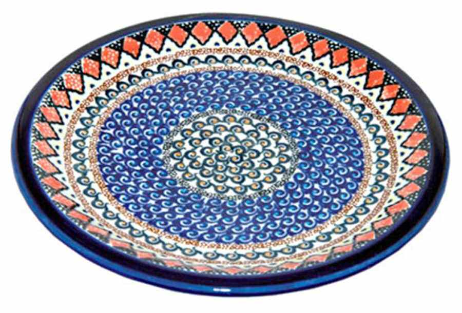 Blue Horizon Dinner Plate by BOLESLAWIEC-1