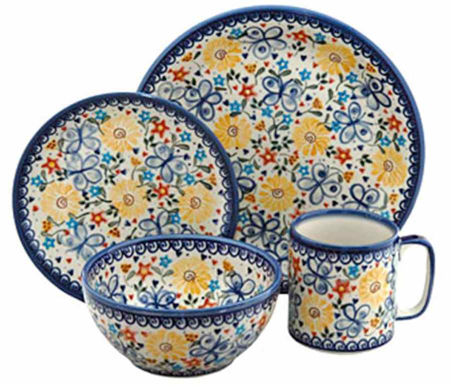 Butterfly Dinner Plate by BOLESLAWIEC-1