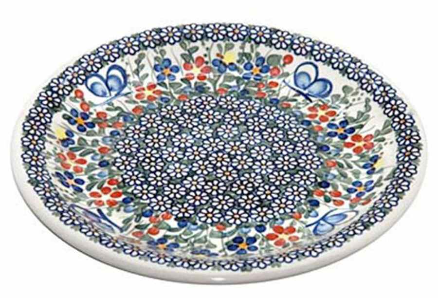 Garden Butterfly Dinner Plate by BOLESLAWIEC-1