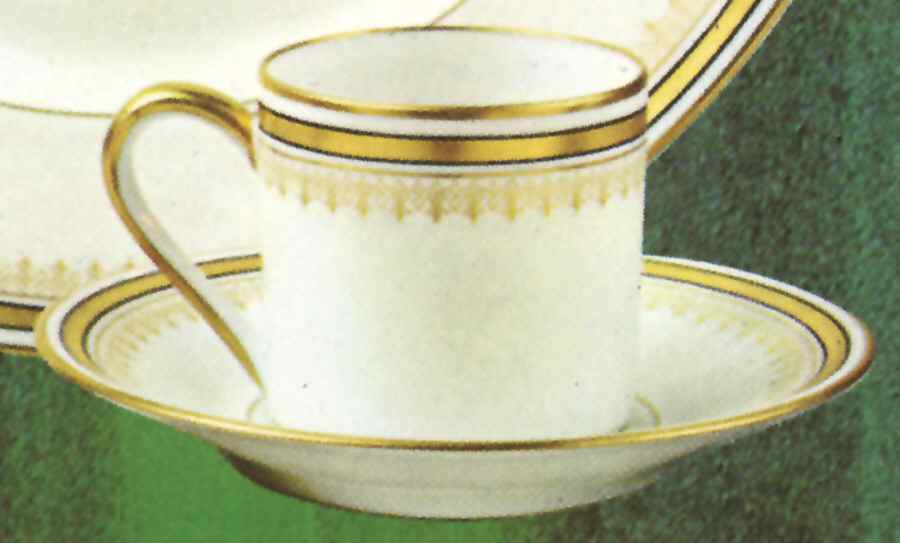Consulat Flat Cup & Saucer Set by Georges Boyer-1