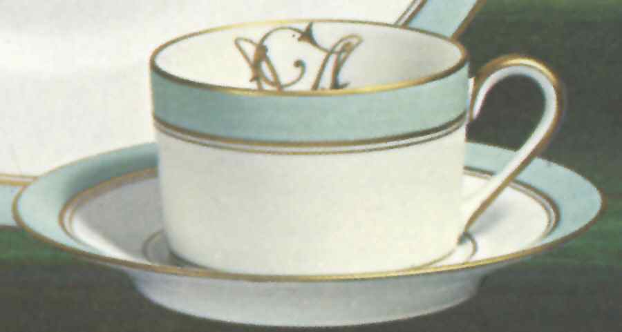 3731 Flat Cup & Saucer Set by Georges Boyer-1
