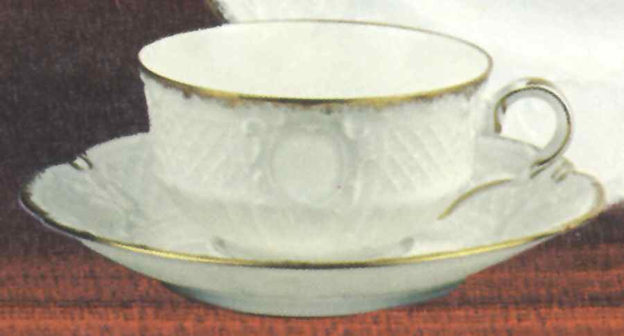 Nemours Flat Cup & Saucer Set by Georges Boyer-1