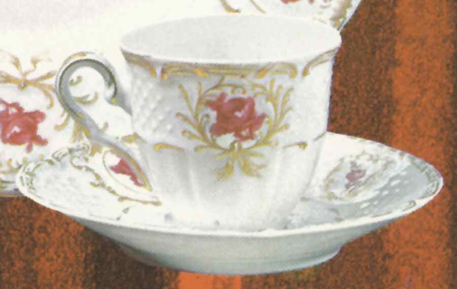 Sevigne Flat Cup & Saucer Set by Georges Boyer-1