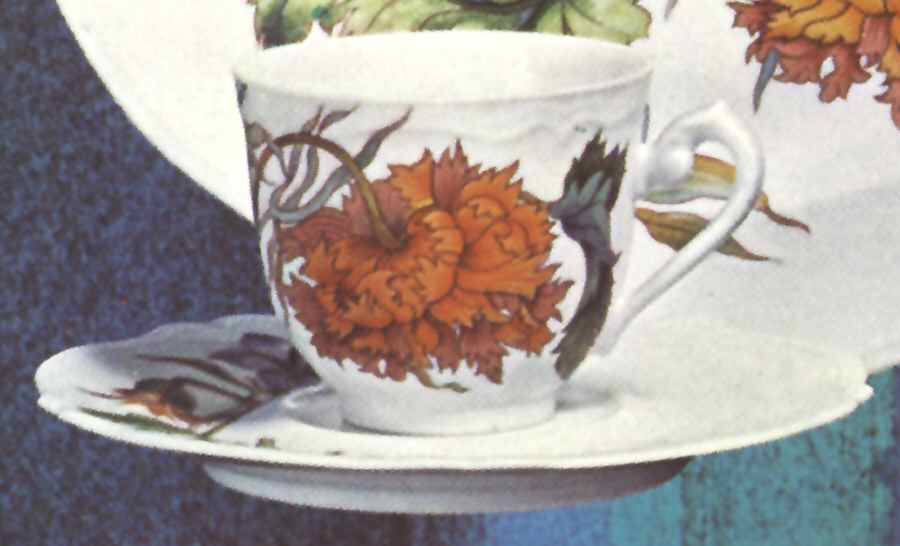 Sylvie Flat Cup & Saucer Set by Georges Boyer-1