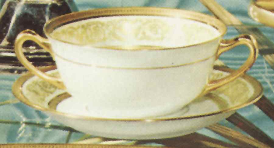 Vienne Flat Cream Soup Bowl & Saucer Set by Georges Boyer-1