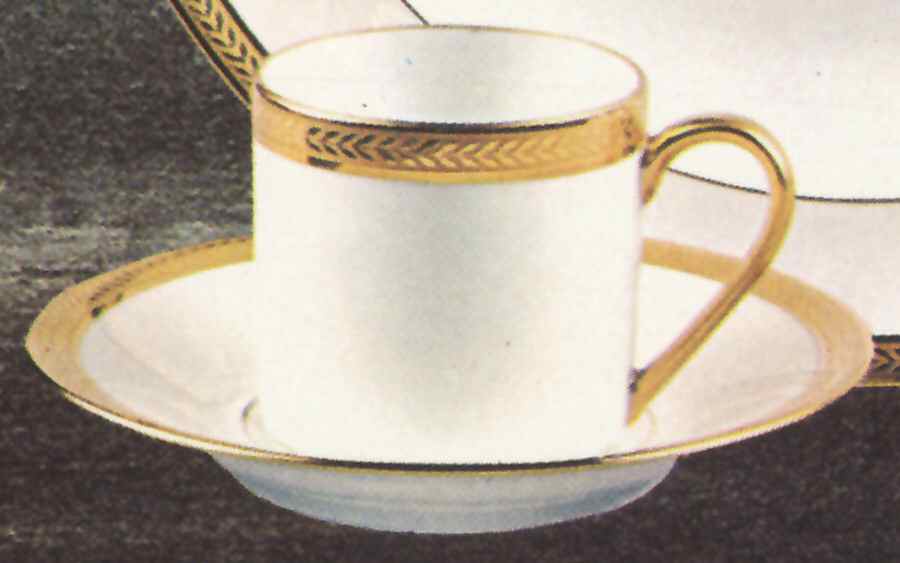 Arcole Flat Cup & Saucer Set by Georges Boyer-1