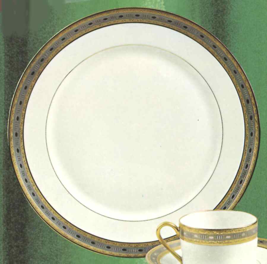 Incrustation Polignac Dinner Plate by Georges Boyer-1