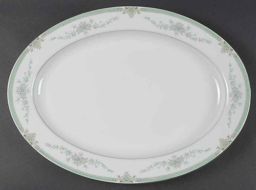 Nancy 16" Oval Serving Platter by Buckingham (Japan)-1