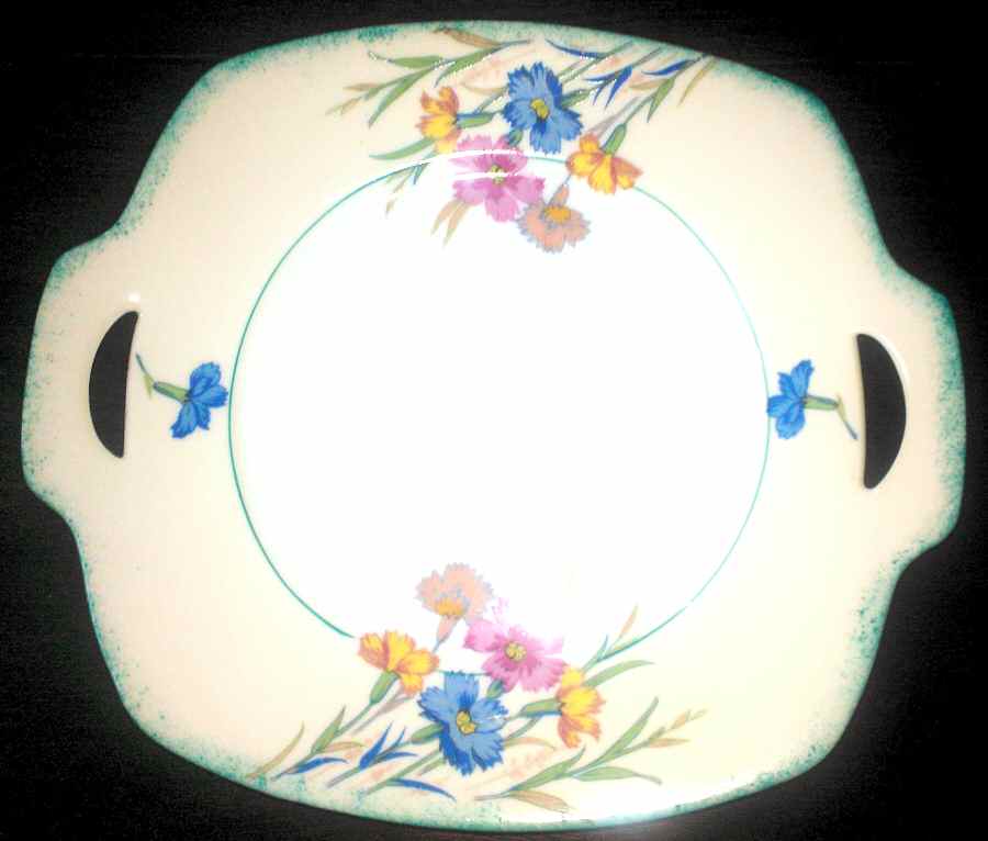 BOH289 Square Handled Cake Plate by Bohemia Ceramic Works-1