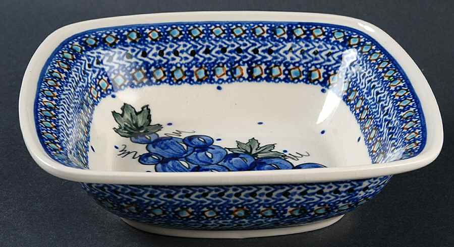 BOW54 7" Square Vegetable Bowl by BOLESLAWIEC-1