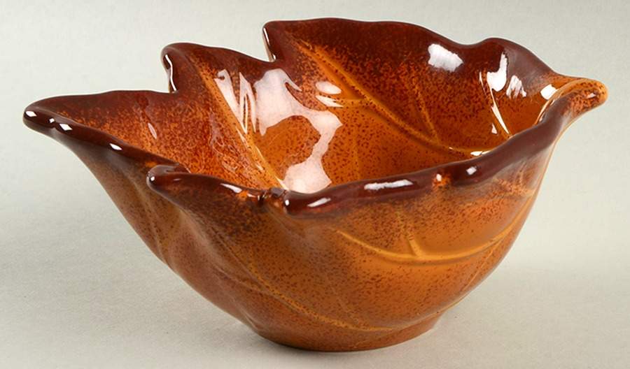 Harvest 6" Leaf Bowl by Better Homes and Gardens-1