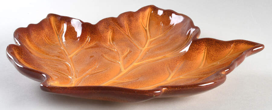 Harvest 13" Leaf Shaped Platter by Better Homes and Gardens-1
