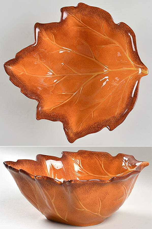 Harvest 10" Leaf Bowl by Better Homes and Gardens-1