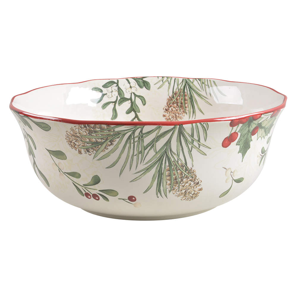 Winter Forest 12" Round Serving Bowl by Better Homes and Gardens-1