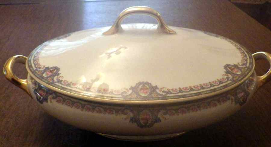 BER168 Oval Covered Vegetable by Bernardaud-1