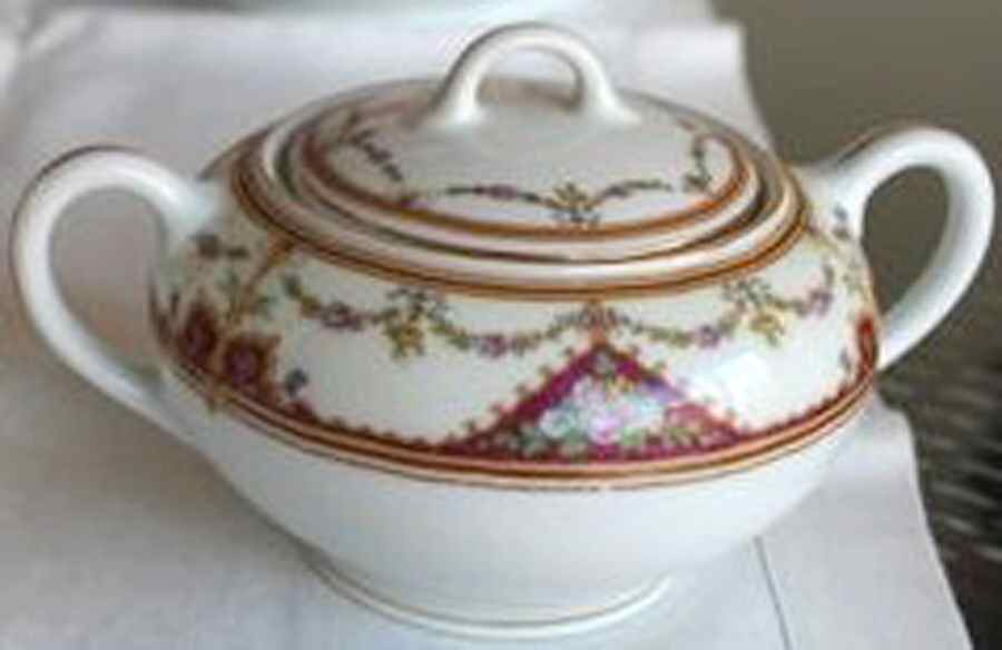 2398 Sugar Bowl & Lid by Bohemia Ceramic Works-1