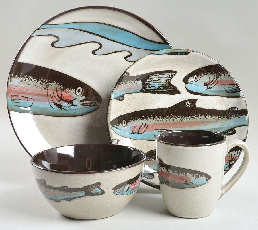 Trout Lodge 4 Piece Place Setting by Better Homes and Gardens-1