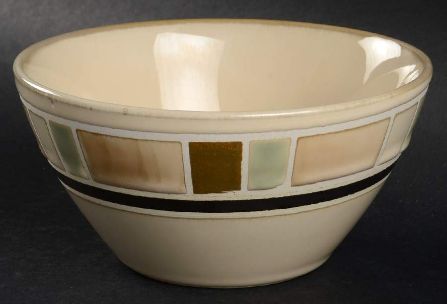 Cream Mosaic Soup/Cereal Bowl by Better Homes and Gardens-1