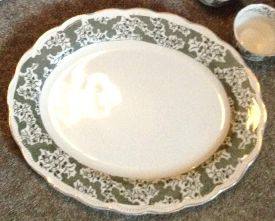 Boness Green Dinner Plate by Brownfield-1
