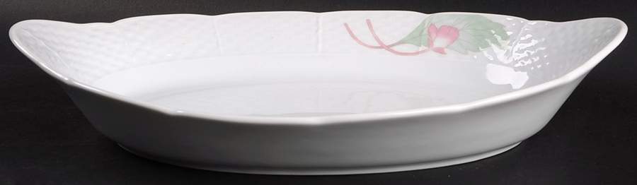 Pastel Geranium 12" Oval Vegetable Bowl by Belfor-1