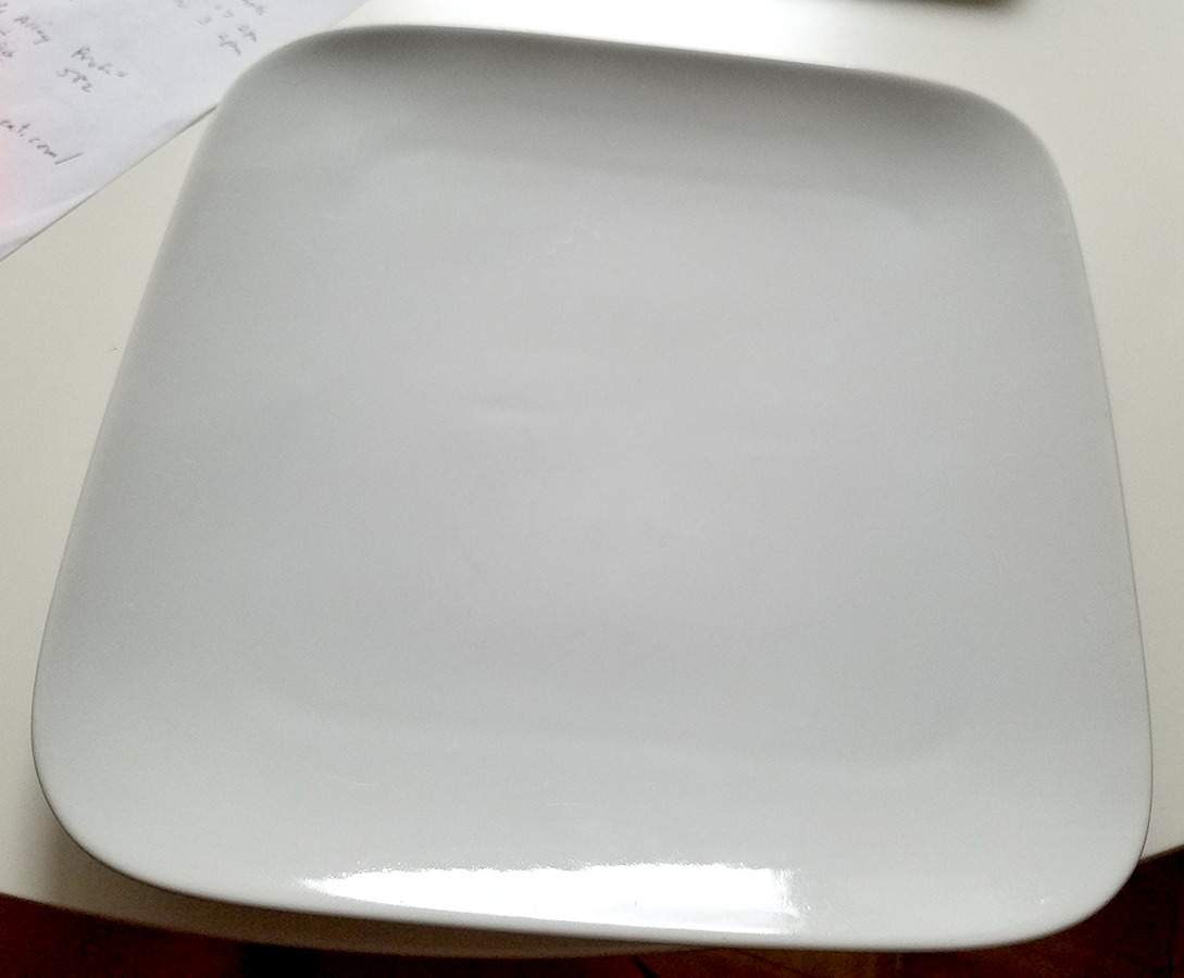 Whiteware (Soft Square) Salad Plate by Better Homes and Gardens-1