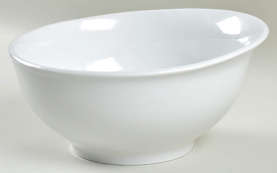 Whiteware (Round, Smooth) 9" Round Serving Bowl by Better Homes and Gardens-1