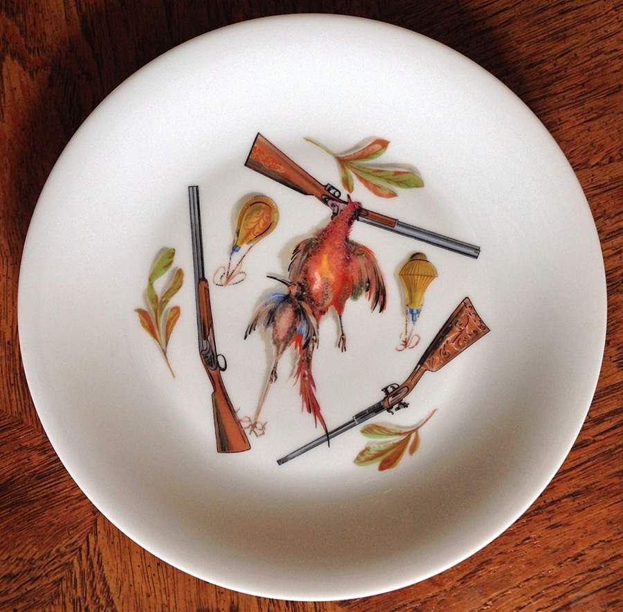 Trophee (Smooth) Salad Plate by Georges Boyer-1