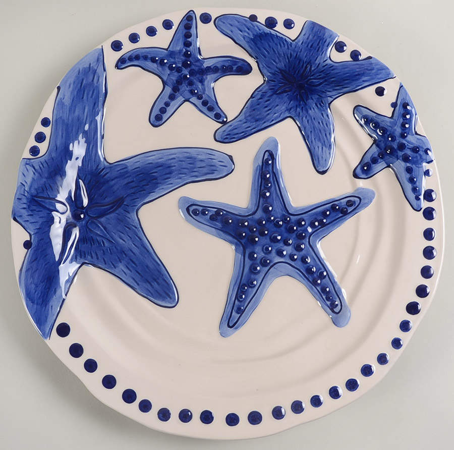 Magic Sea 14" Chop Plate (Round Platter) by Blue Sky-1