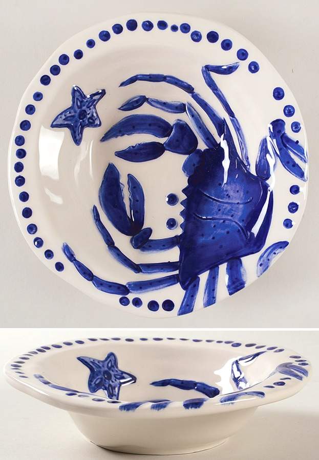 Magic Sea Rim Soup Bowl by Blue Sky-1