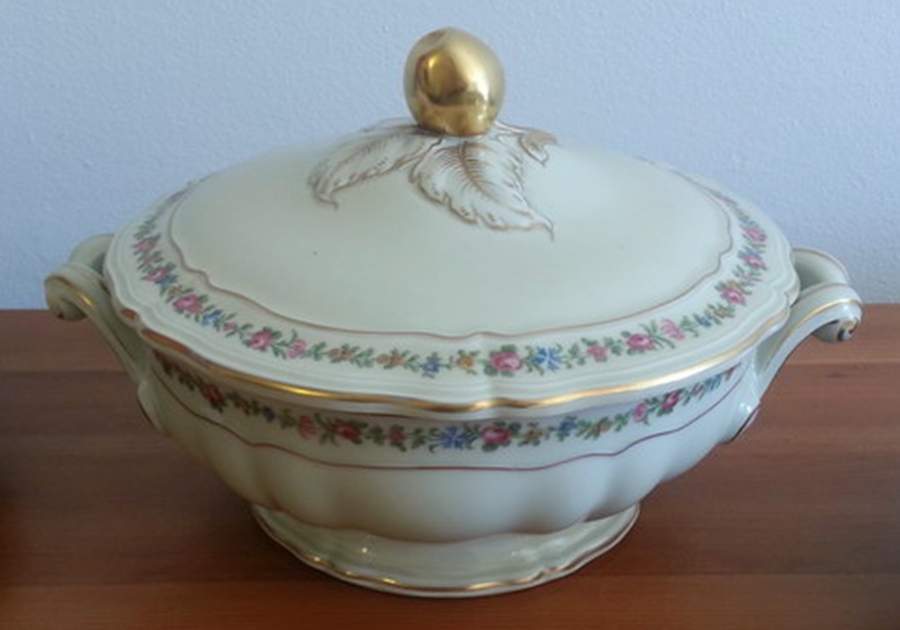 Orleans Round Covered Vegetable by Bernardaud-1