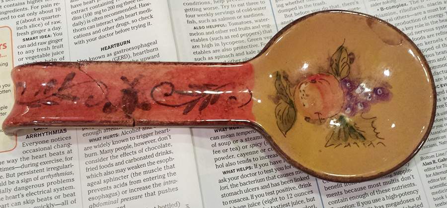 BPU7 Spoon Rest/Holder (Holds 1 Spoon) by Bellini Piu' (Italy)-1