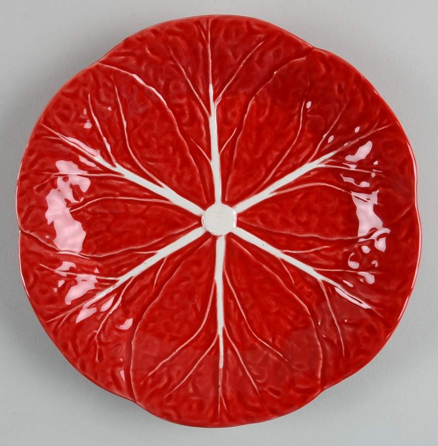 Cabbage Red Salad Plate by Bordallo Pinheiro-1