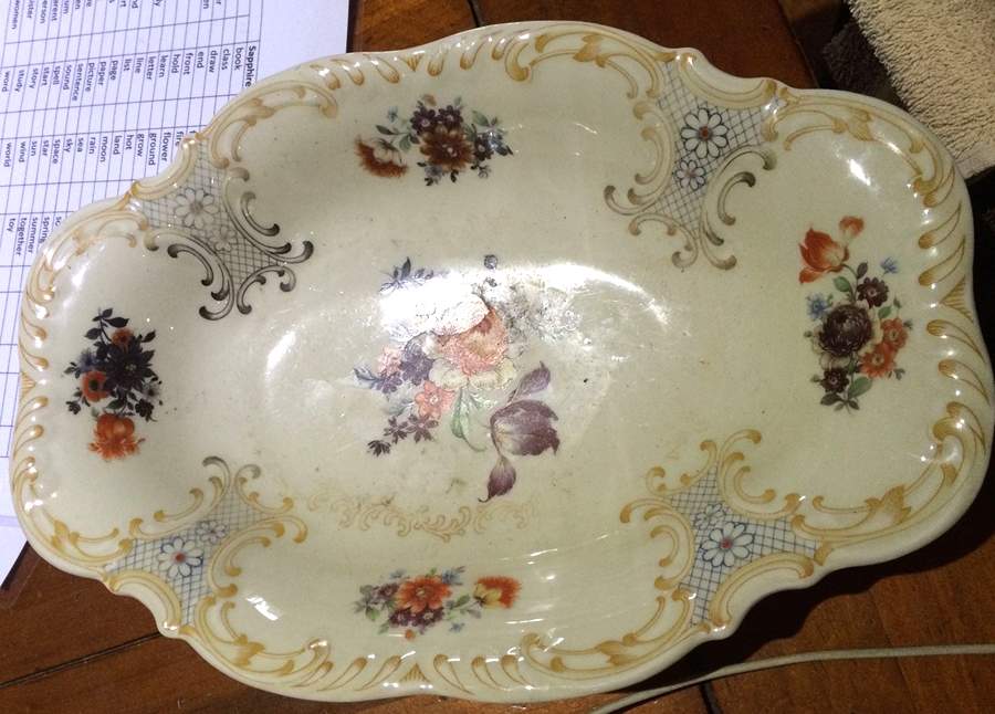 BYO1 9" Oval Vegetable Bowl by Bayrische Ostmark-1
